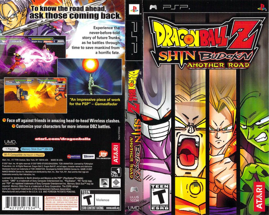 Dragon Round Z - Shin Budokai 2 PSP APK ISO
